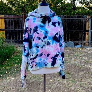 90 degree tie dye hoodie